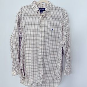 Ralph Lauren 100% cotton soft flannel. Button down casual